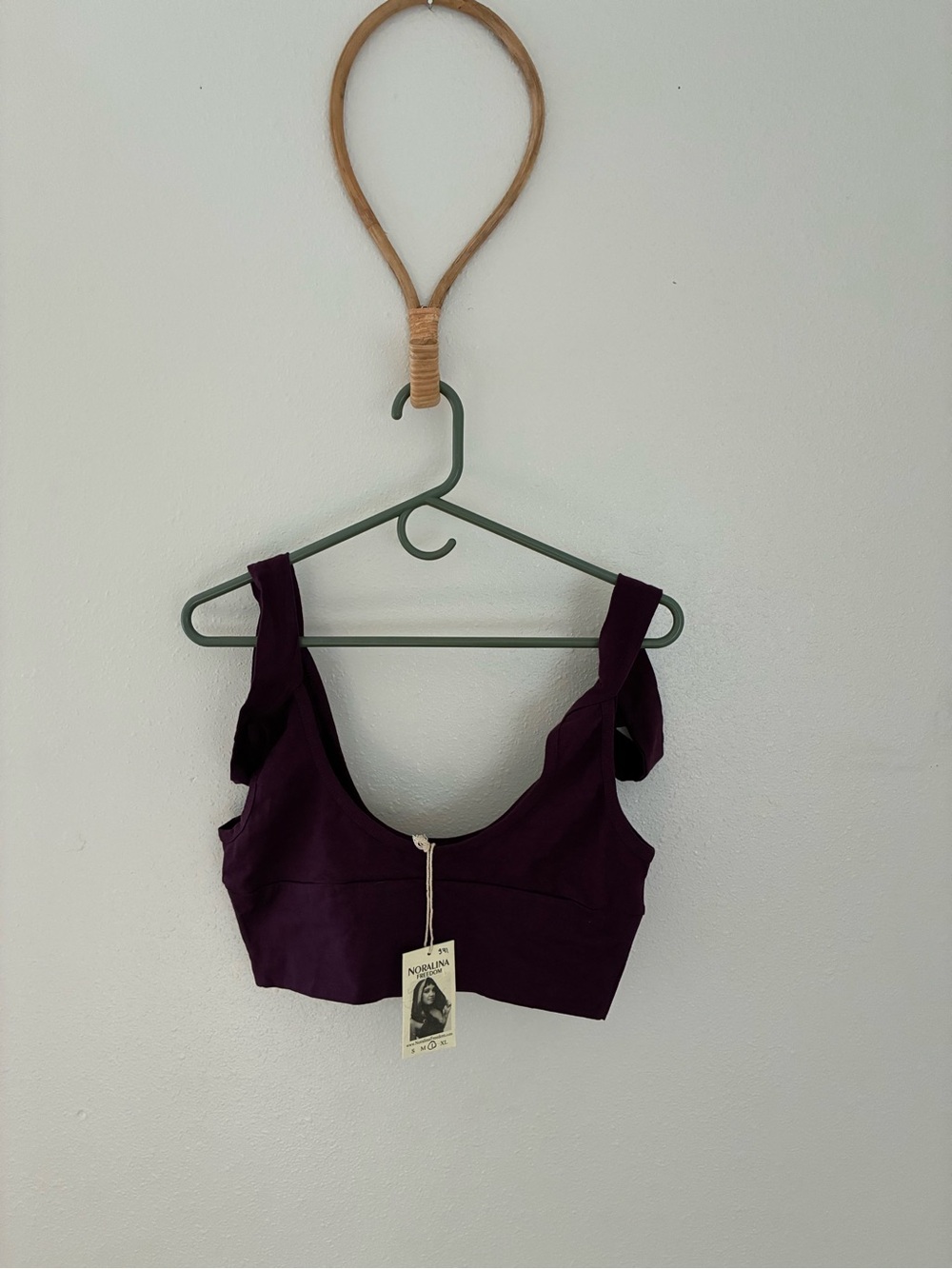 Noralina Freedom Festival Crop Top in Plum